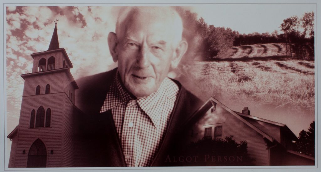 Algot Person (1914-2002), Church Caretaker