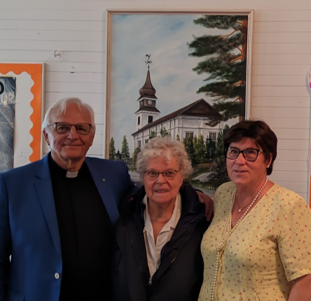 Ronny and Agneta Thellbro with Lillian Nordin - 2025